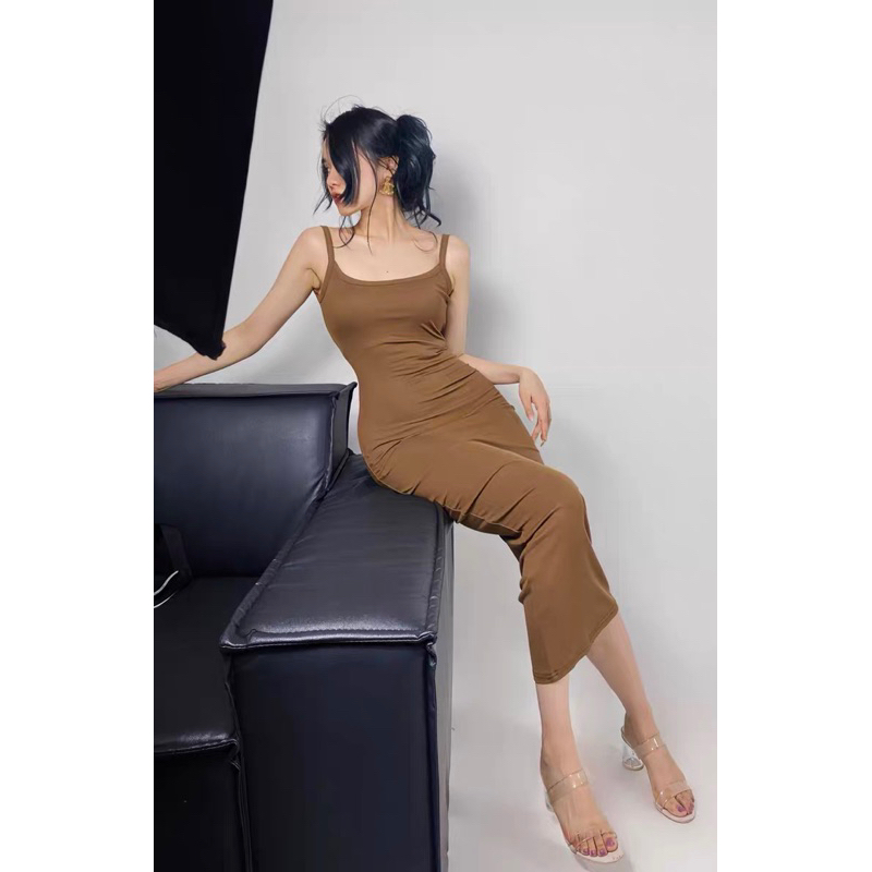 Đầm body thun hở lưng #645