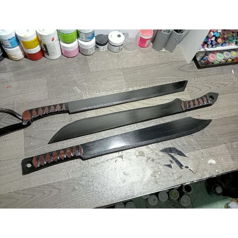 Mô hình thanh đ.ao bằng formex đã tô màu (62cm)