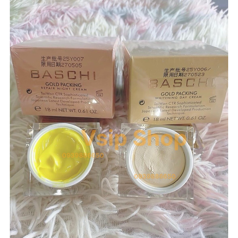 Date mới - Kem ngày đêm Baschi Gold Packing