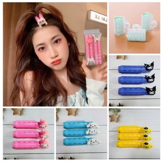 Thanh kẹp làm phồng chân tóc mái, lô cuốn giữ nếp uốn, kẹp phồng chân mái sanrio, cuốn tóc xoăn