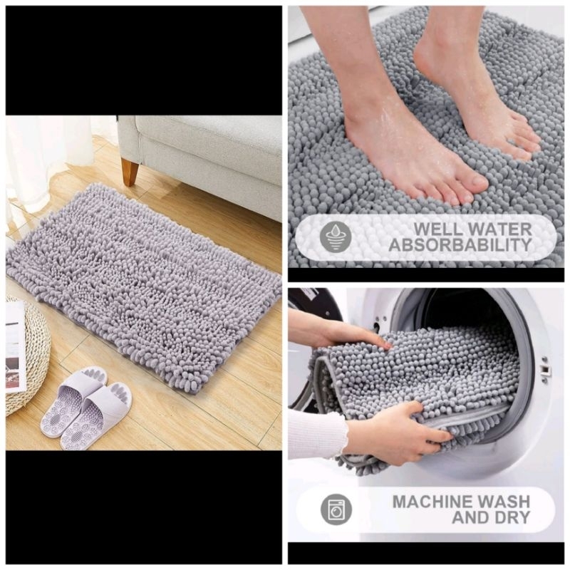 Siêu Giảm Giá - THẢM SAN HÔ NỤ TO NHỎ DÀY SIZE 40 X 60 - THẢM SAN HÔ NẤM CHÙI CHÂN MỀM LOẠI DÀY