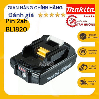 Pin makita 18v 2ah - makita bl1820b chính hãng