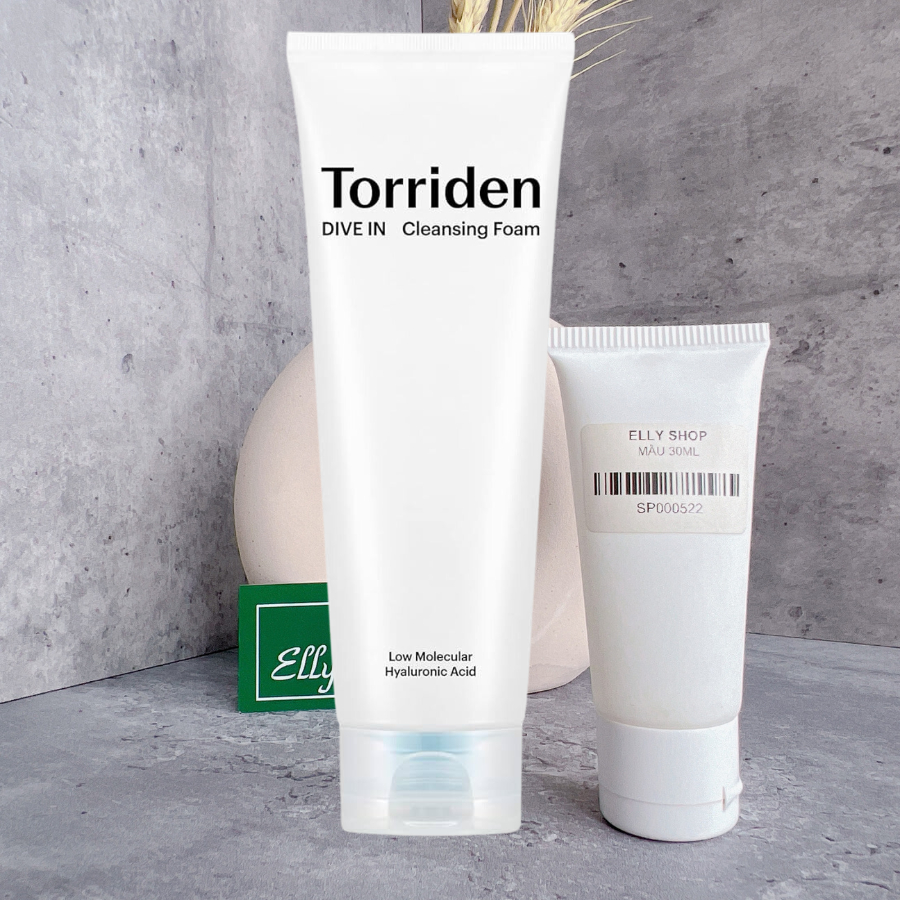 Sữa rửa mặt Cấp nước, Không khô căng da Torriden Dive In Cleansing Foam 150ml