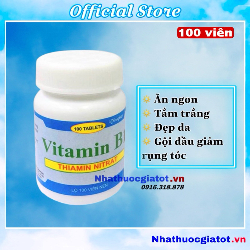 Vitamin B1 Lọ 100 Viên