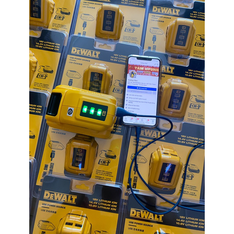 Đốc sạc Dewalt Dcb090 chính hãng