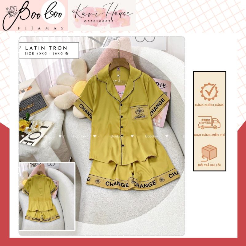 𝑲𝑨𝑽𝑰𝑯𝑶𝑼𝑺𝑬 🍀Đồ Mặc Nhà Pijama Đùi ⁴𝑩𝒐𝒐 𝑩𝒐𝒐 Lụa Latin Freesize Hàng Thiết Kế