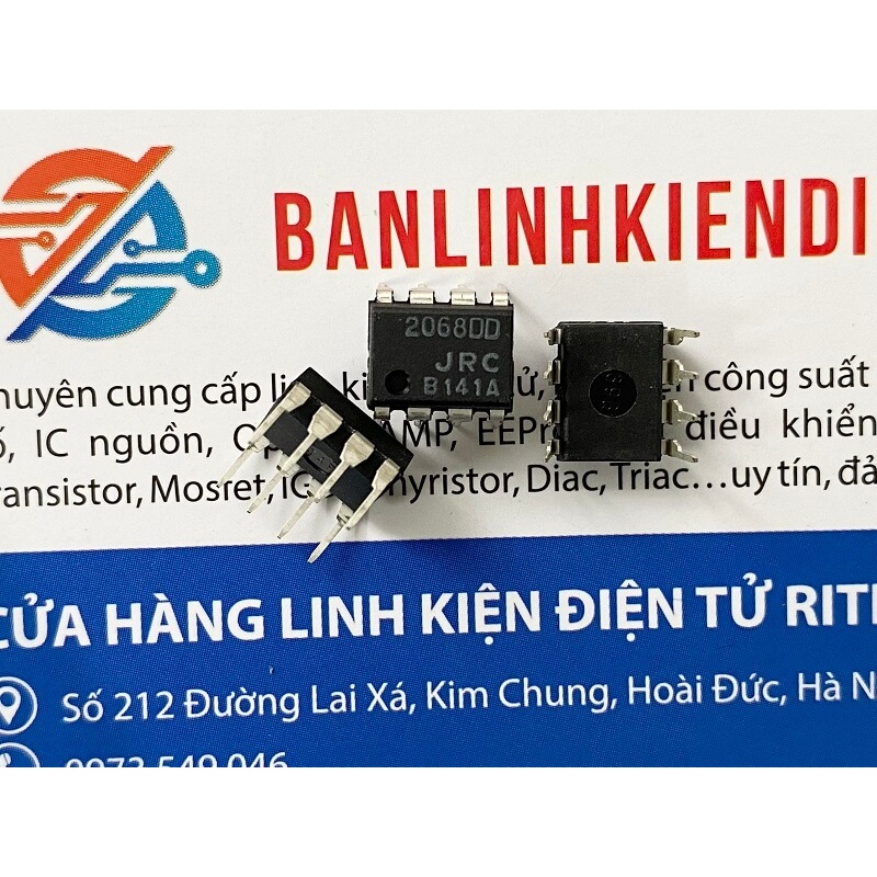 2068DD, 2068D, NJM2068D, JRC 2068D IC Chuyên Dụng DIP-8