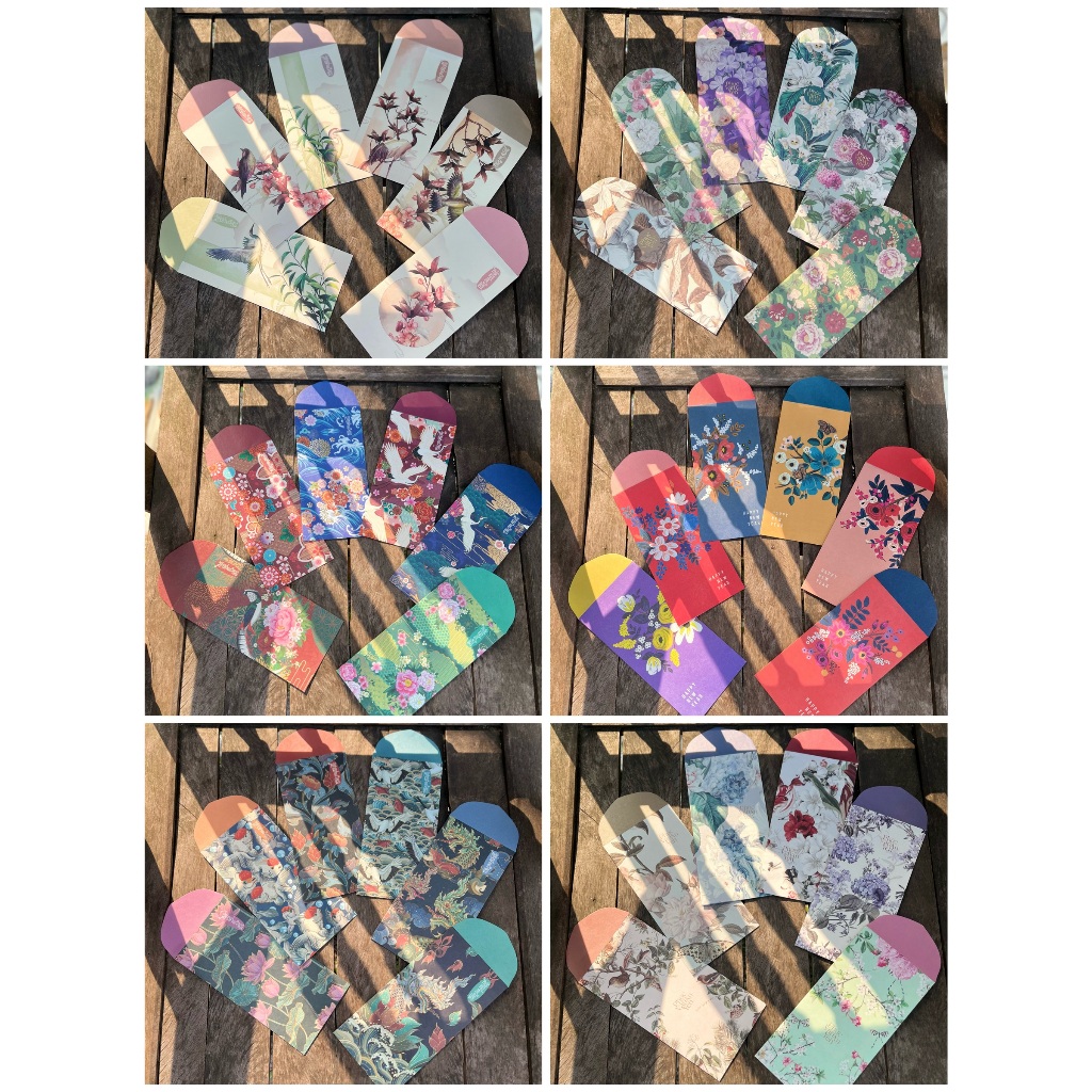 Lì xì Tết Thiết Kê Gác Xép độc đáo, xinh xắn - Giấy Kraft nhật trắng cao cấp in sắc nét