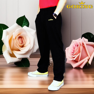 Quần thể thao nam GOKING, lưng thun và dây rút co giãn thoải mái, phù hợp mọi dáng người. Quần jogger nam cao cấp