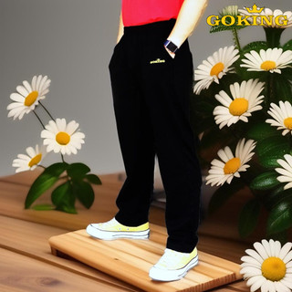 Quần jogger nam GOKING, lưng thun và dây rút co giãn thoải mái, phù hợp mọi dáng người. Quần thể thao cao cấp