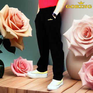 Combo 2 quần jogger nam GOKING, lưng thun và dây rút co giãn thoải mái, phù hợp mọi dáng người. Quần thể thao nam