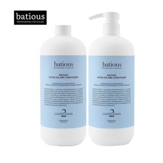 Cặp Dầu gội - xả BATIOUS Chính hãng Extra Volume Phù hợp cho tóc Dầu, Giảm dầu nhờn, phồng chân tóc