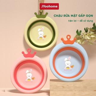 Thau rửa mặt gấp gọn JYoohome Chậu nhựa gấp gọn vệ sinh cá nhân cho bé và trẻ sơ sinh, mẹ và bé