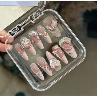 Nailbox thiết kế , cô dâu gắn đá - 71