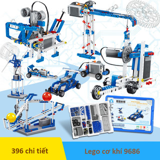 Bộ đồ chơi cơ khí lắp ráp 9686 kỹ sư cơ khí kèm thùng - kỹ sư cơ khí - lắp ghép động cơ - bộ lắp ráp kỹ thuật