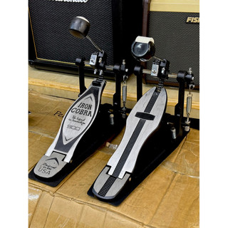 Pedal kick đơn - xích đôi, đế sắt