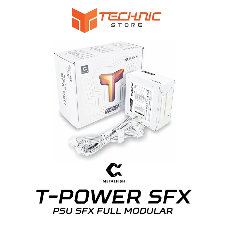 Nguồn máy tính Metalfish TPOWER SFX 500W Full Modular