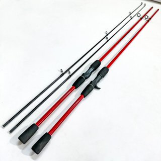 Cần câu cá chuyên lure dỏ rise spin có ngang và đứng 1m65 1m8 2m1