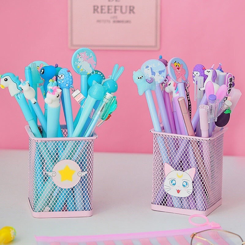 Bút bi nước cute nhiều màu sắc, hình ngộ nghĩnh, dễ thương