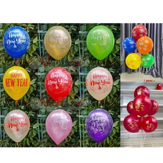 Trang trí tết - Bóng tết chúc mừng năm mới Happy New Year mừng xuân Giáp Thìn 2024