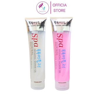 Tẩy da chết SPA HÀN Quốc  Exfoliating Shower gel 350ml