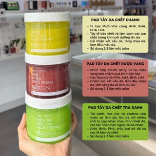 Pad tẩy da chết NEOGEN PHA GAUZE PEELING