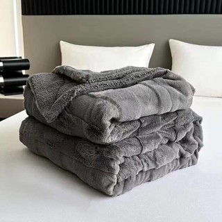 Chăn lông tuyết Hồ li siêu phẩm 2023, ấm áp, giữ nhiệt tốt , mềm mịn