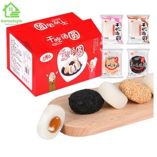 Bánh Mochi Tròn Đài Loan Dẻo Vừng Hiệu Hai Cô Gái Mix 4 Vị Siêu Ngon, Bánh Mô Chi Cô Gái Đồ Ăn Vặt Thùng 2kg