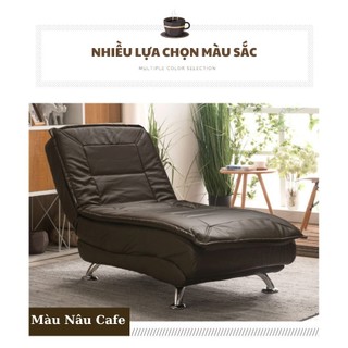 Ghế Sofa Giường Thông Minh Da PU Cao Cấp Decor Phòng Khách Đọc Sách Thư Giãn, Sofa Bed Giường Lười Gấp Gọn