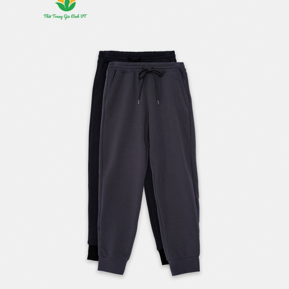 Quần nỉ nam dài dáng Jogger cạp chun có dây rút điều chỉnh thời trang Việt Thắng - Q07.2306