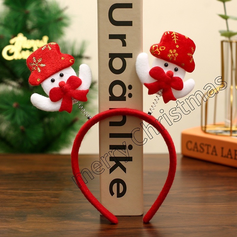 Cài Noel - Bờm Giáng Sinh, Băng đô bờm noel dễ thương, Cài tóc noel bờm giáng sinh nhún noel