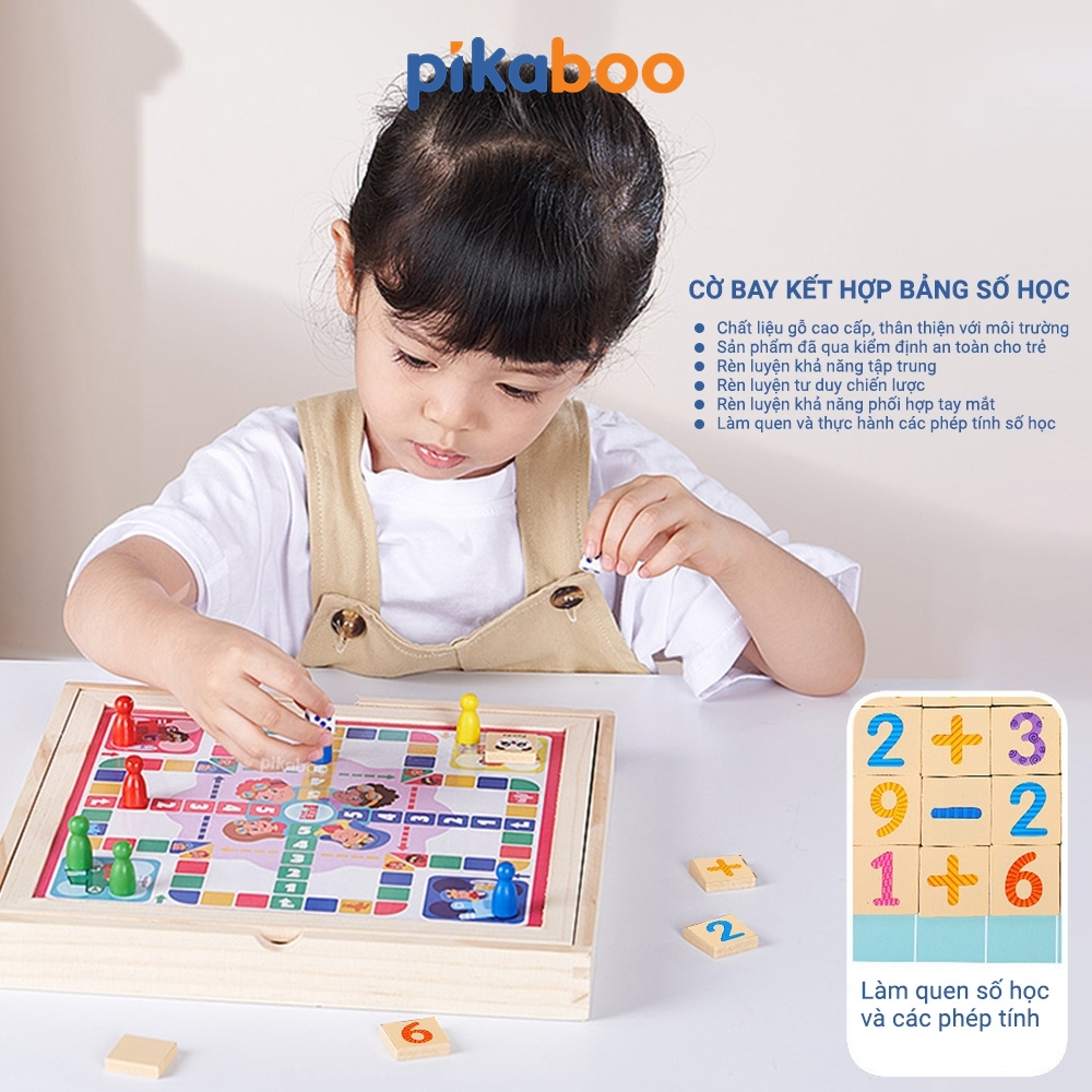 Đồ chơi giáo dục sớm Montessori cho bé Pikaboo, giúp bé phát triển trí thông minh, rèn luyện tư duy logic sớm.