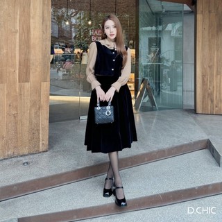 Áo sơ mi cổ bèo D.CHIC MS: 1812342