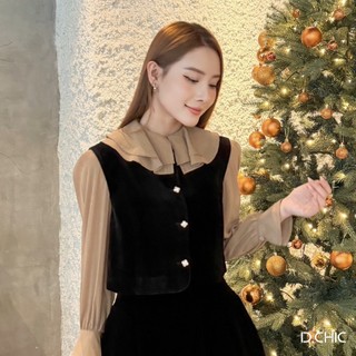 Áo sơ mi cổ bèo D.CHIC MS: 1812342