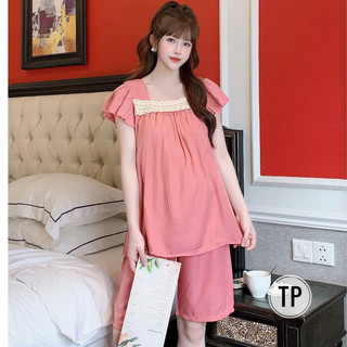 Bộ đồ bầu bèo - Đồ bầu mặc nhà sau sinh cho con bú ti - Quần áo ngủ bầu Đẹp cho mẹ thời trang mùa hè Bigsize Giá Rẻ