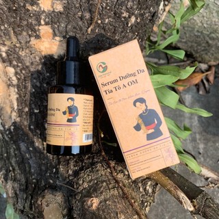 Serum dưỡng da tía tô a om 5ml mini - dương ẩm, ngừa mụn, mờ nám, sáng da