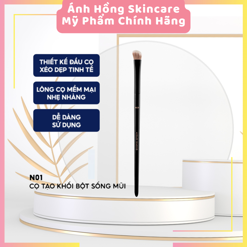 [ MẪU MỚI ] Cọ Tạo Khối Bột Sống Mũi Vacosi Angled Shading Brush - N01