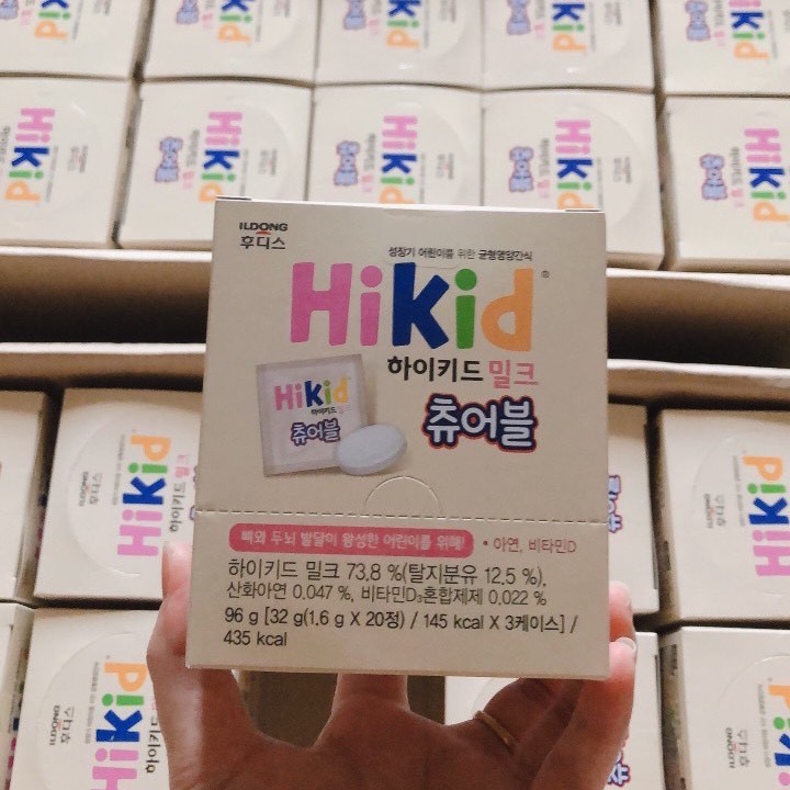 SỮA HIKID DẠNG VIÊN SIÊU THƠM NGON BỔ DƯỠNG