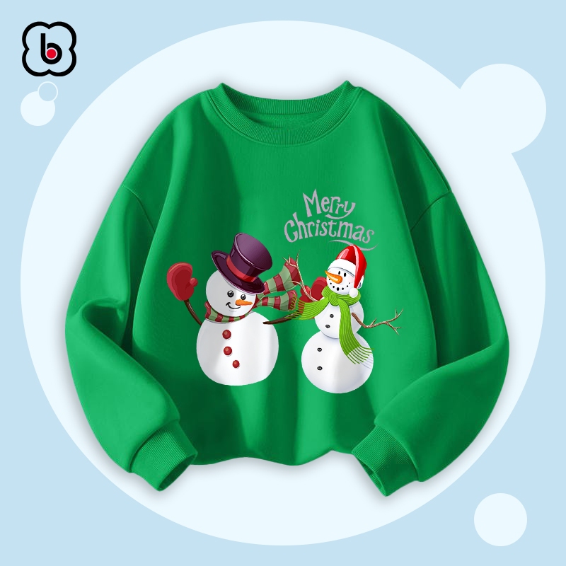 Áo sweater cho bé Noel 2023 áo nỉ Merry Christmas cho bé trai bé gái đồ giáng sinh in hình độc đáo
