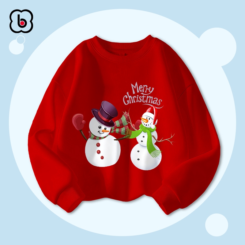 Áo sweater cho bé Noel 2023 áo nỉ Merry Christmas cho bé trai bé gái đồ giáng sinh in hình độc đáo