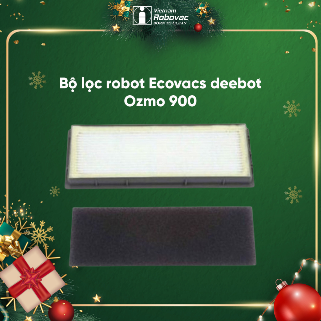 Bộ lọc robot Ecovacs deebot ozmo 900(kèm mút) - Hàng Chính Hãng