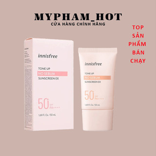 Kem chống nắng Innisfree màu hồng Tone Up No Sebum – Kiềm dầu và nâng tone