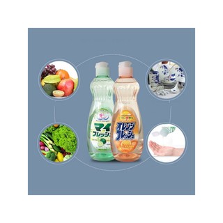 Nước Rửa Chén Bát Rocket Số 1 Nhật Bản 600ml Hương Cam, Táo, Oliu, Chanh, Bưởi Khử Mùi Tinh Chất