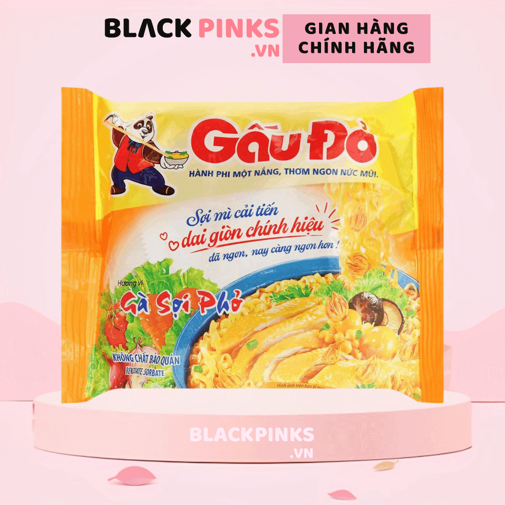 Mì gà sợi phở Gấu Đỏ gói 63g