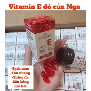 Vitamin E đỏ Nga 400mg - hàng Nga