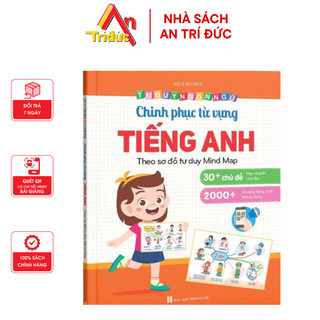 Sách - Chinh Phục Từ Vựng Tiếng Anh - Dành Cho Trẻ 2-10 Tuổi - Theo SơĐồ Tư Duy - Sách Có File Nghe (1 Quyển) - V TA 03