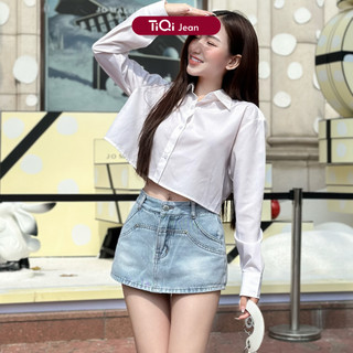 Chân Váy Jean Dáng Ngắn Có Lót Quần Y2k Tiqi Jeans V- 492