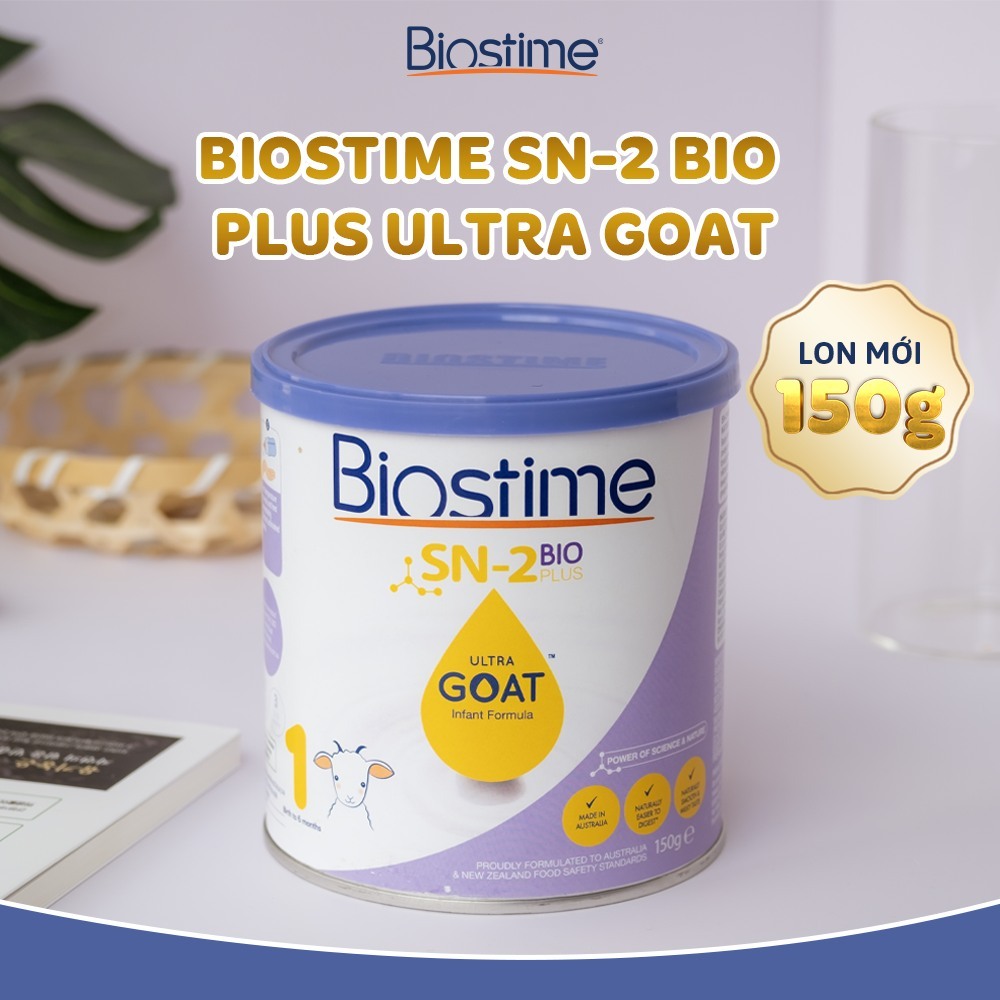 Sữa Dê Biostime Ultra Goat Số 1, cải thiện tiêu hóa tăng cường hấp thu cho bé 150g