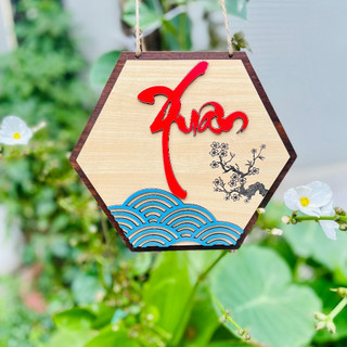 Bảng trang trí tết - Trang trí decor tết 2024 - Liễng treo tết