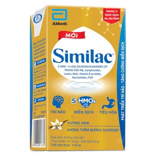 [HSD T2-2025] COMBO Thùng 48 Hộp Sữa Bột Pha Sẵn Similac IQ 110ml.